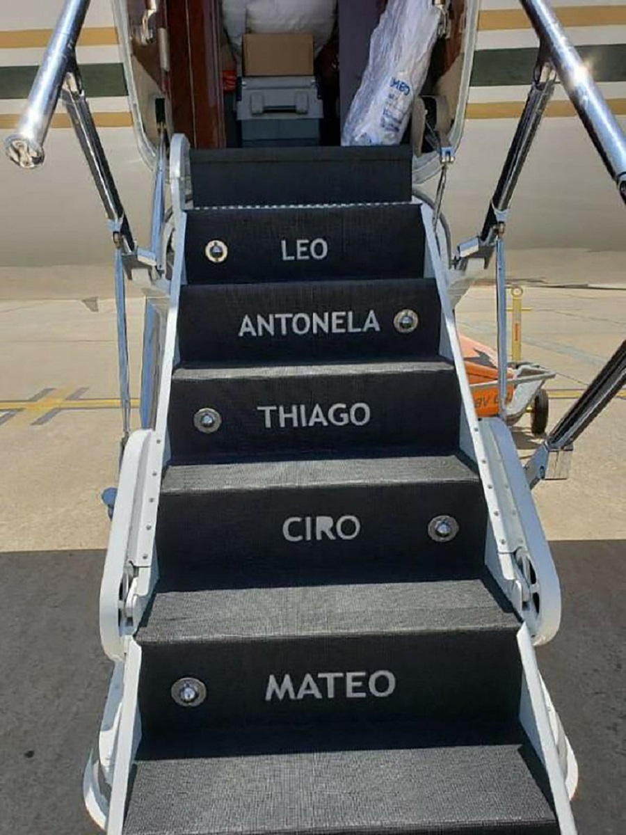 El precio de alquilar un jet privado, Lionel Messi, el presidente argentino Fernández