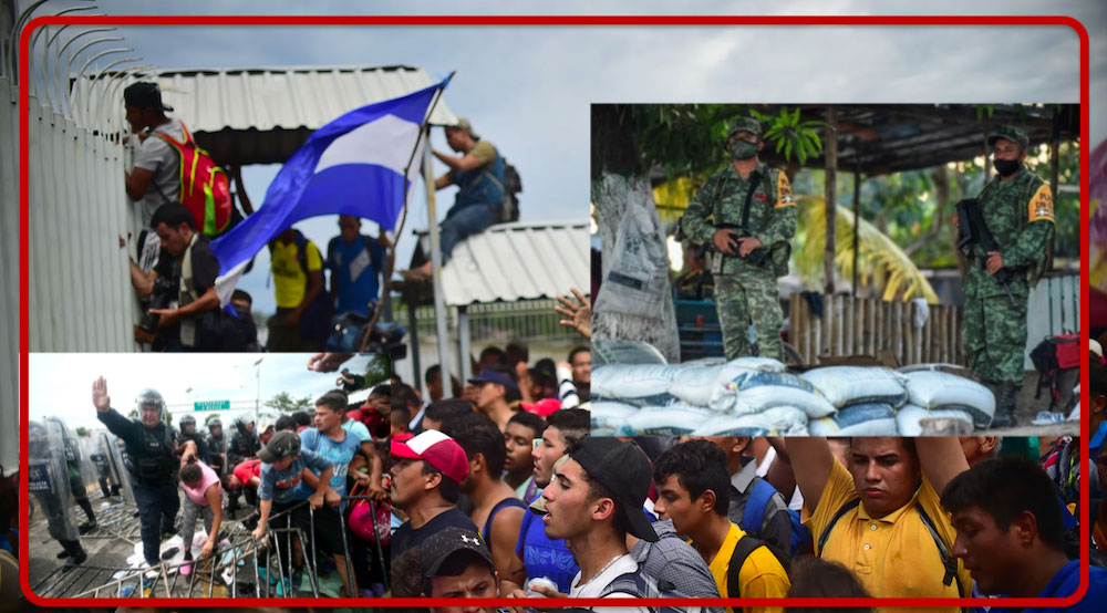 México.  Operación militar conjunta con Guatemala contra la migración irregular