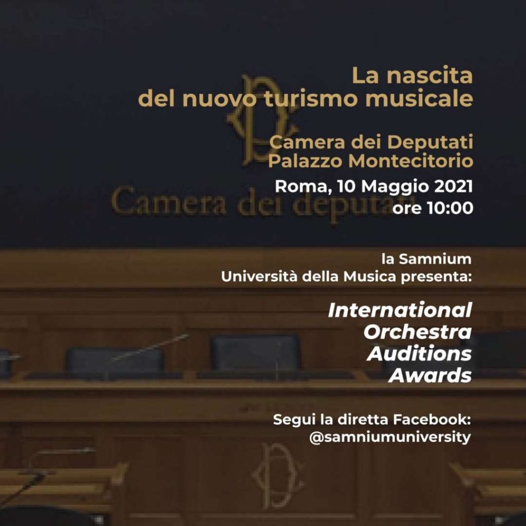 Nuevo Turismo Musical, Conferencia en Montecitorio «Samnum University of Music»