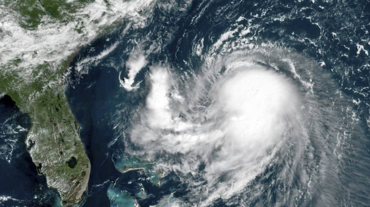 Imagen satelital de la tormenta tropical Henry