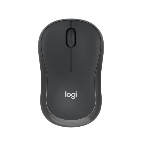 Logitech M240 Silencioso Bluetooth Ratón, inalámbrico, compacto, portátil, seguimiento suave, batería 18 meses, Windows, macOS, ChromeOS, compatible con PC, Mac, laptops, tablets - Grafito