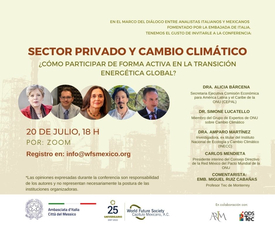 Conferencia México, Sector Privado y Cambio Climático – Secretaría de Relaciones Exteriores y Cooperación Internacional