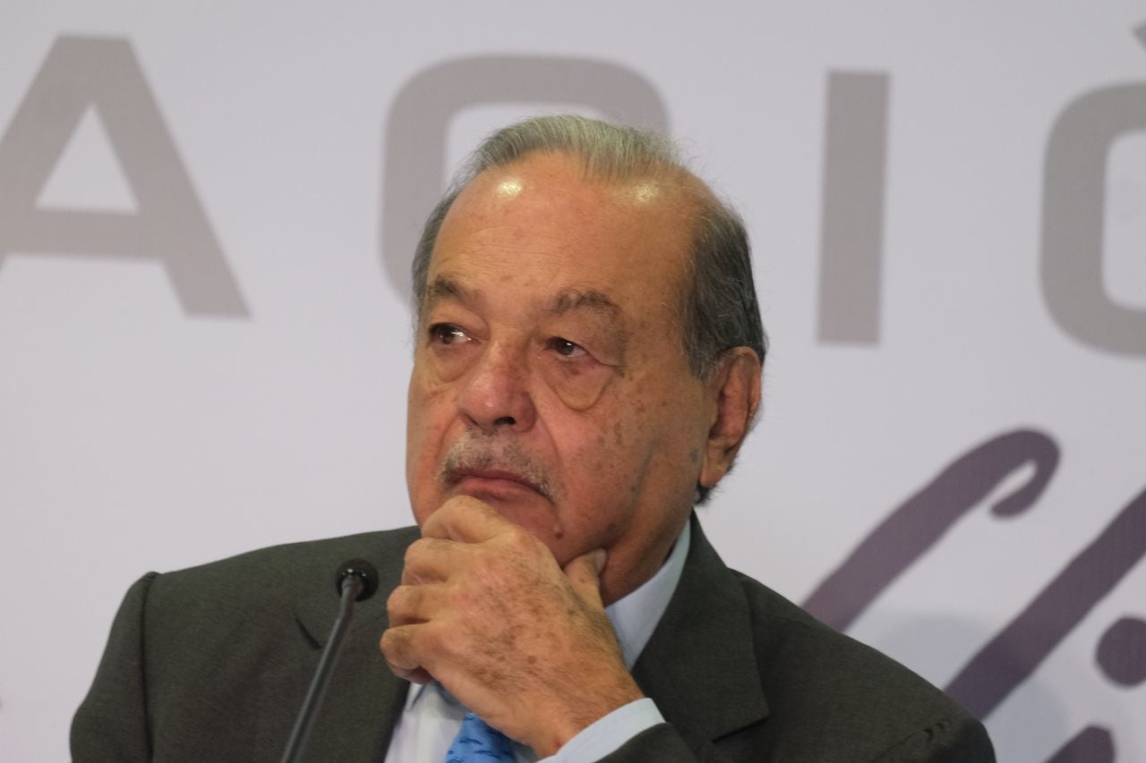 Carlos Slim vivió como la persona con más dinero en México. Foto: Graciela López / CUARTOSCURO.COM