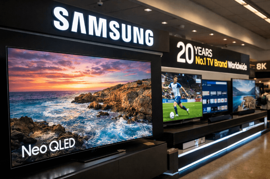 Samsung lidera el mercado mundial de televisores con un 29,1% de cuota en 2025 Samsung lidera el mercado mundial de televisores con un 29,1% de cuota en 2025