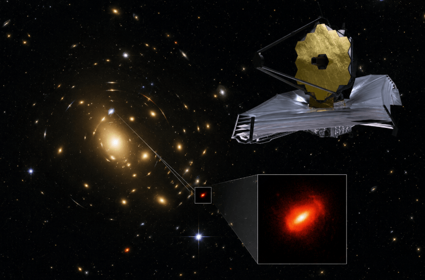 El telescopio James Webb detecta un agujero negro que podría haber nacido antes que su propia galaxia El telescopio James Webb detecta un agujero negro que podría haber nacido antes que su propia galaxia